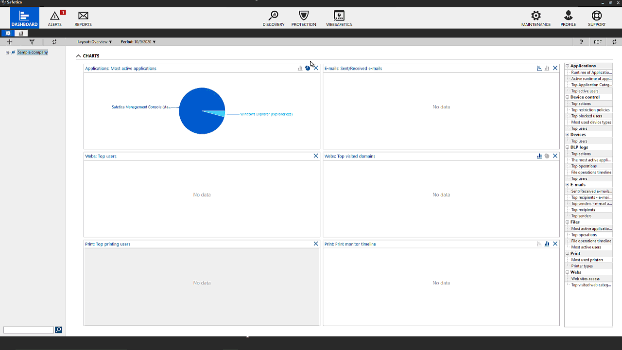Print Control in Safetica